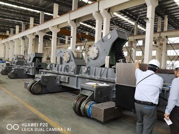 2000 tonnes sifflent Rolls de rotation de soudure pour la tour de vent de reflux