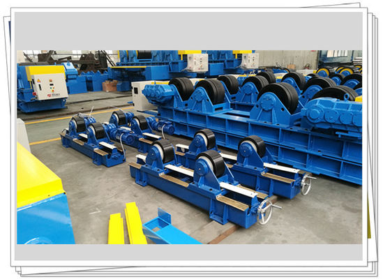 Roue en caoutchouc de Stepless 5t de tuyau de rotateur d'auto-centrage de soudure
