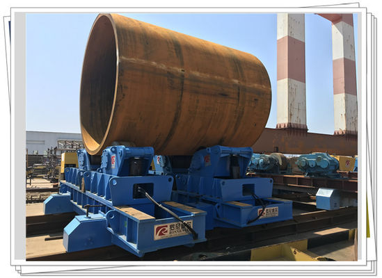 Base en mer Pin Piles Welding Turning Roller avec la roue en acier