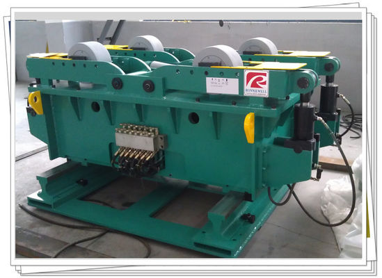 Ajustement de navire vers le haut de ligne de soudure automatique de rotateur Assemblée de réservoir tournant hydraulique flexible de Rolls